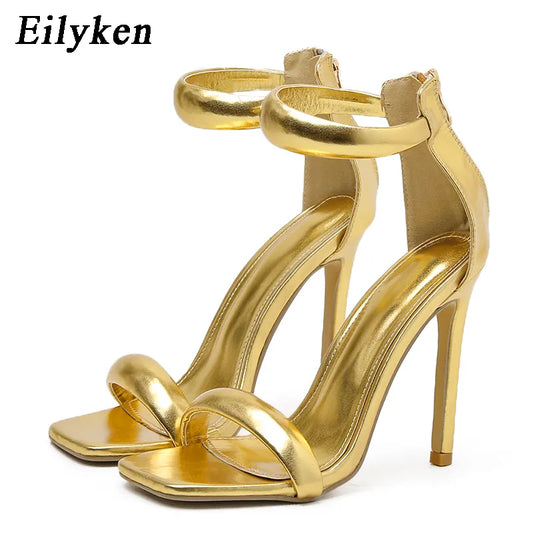 Sexy Peep Toe Ankle Wrap Up High Heel Sandals